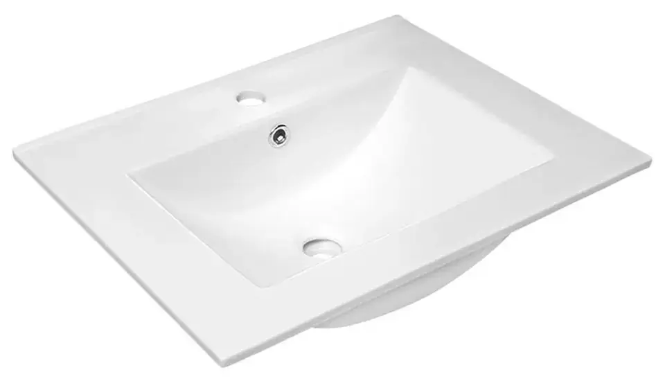 Sapho Slim - Mosdókagyló 600x460 mm, fehér 1601-60 Legjobb ár