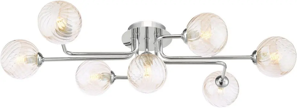 Rendeld meg most Plafonlámpa Reyna REY3450-25 7x25w/G9 ip20 a Dar Lighting-tól