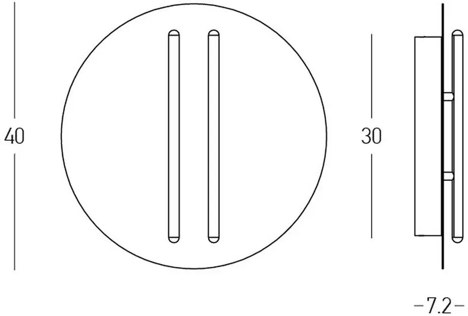Fali lámpa BASE 2573 3000K 13W/led 395lm IP20 a Zambelis-tól Akció