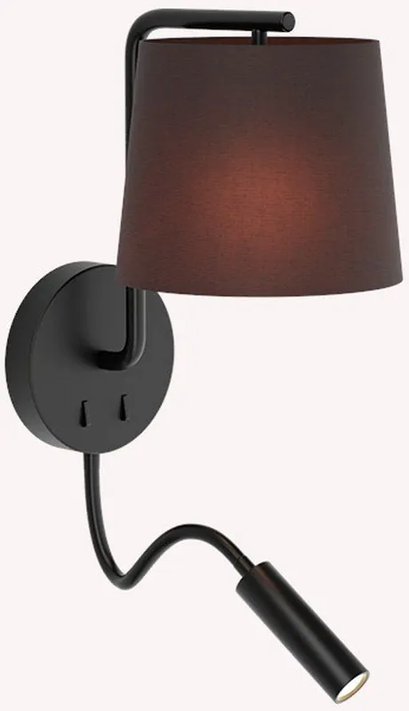 Vásárlói kedvenc Fali lámpa SCONCE LED H57 3000K 1x40W/E27+3w/LED 240lm IP20 a Zambelis-tól