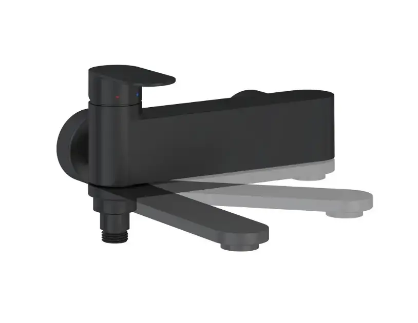 Szuper ajánlat Ravak Chrome II - Kádcsaptelep, fekete X070463