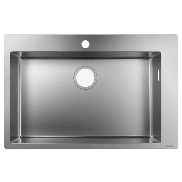 Hansgrohe - Beépített mosogató S711-F660, rozsdamentes acélból 43302800 Legnépszerűbb