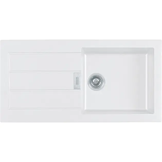 Legnépszerűbb Franke Sirius 2.0 - Tektonit mosogató S2D 611-100, 1000x500 mm, fehér 143.0613.639