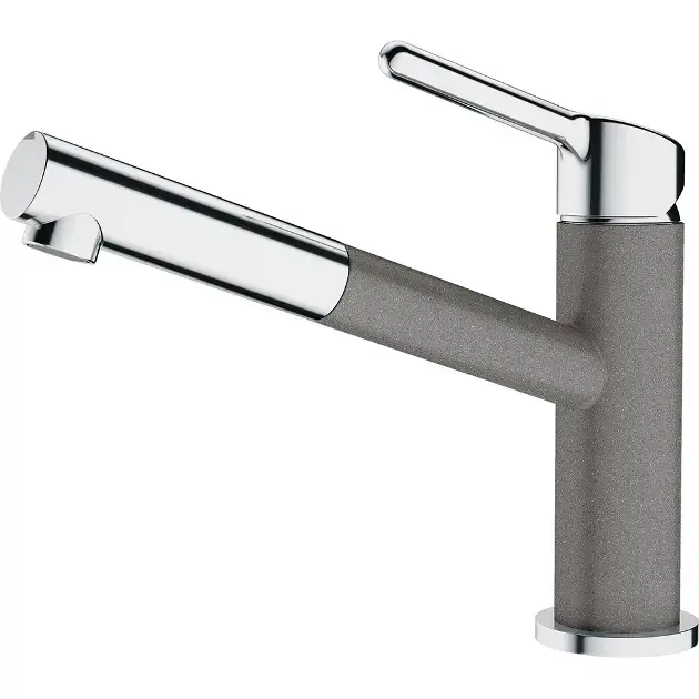 Franke Orbit - Mosogató keverő FC 3055.084 kihúzható kiöntővel, króm/szürke kő 115.0623.141 Szuper akció