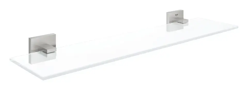 Grohe QuickFix Start Cube - Polc, hossza 53 cm, üveg/szuperacél 41109DC0 Olcsó