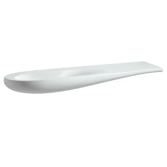 Biztonságos fizetés Laufen Il Bagno Alessi One - Bútor mosdókagyló 1600x500 mm, keverőfurat nélkül, LCC-vel, fehér színben H8149714001091
